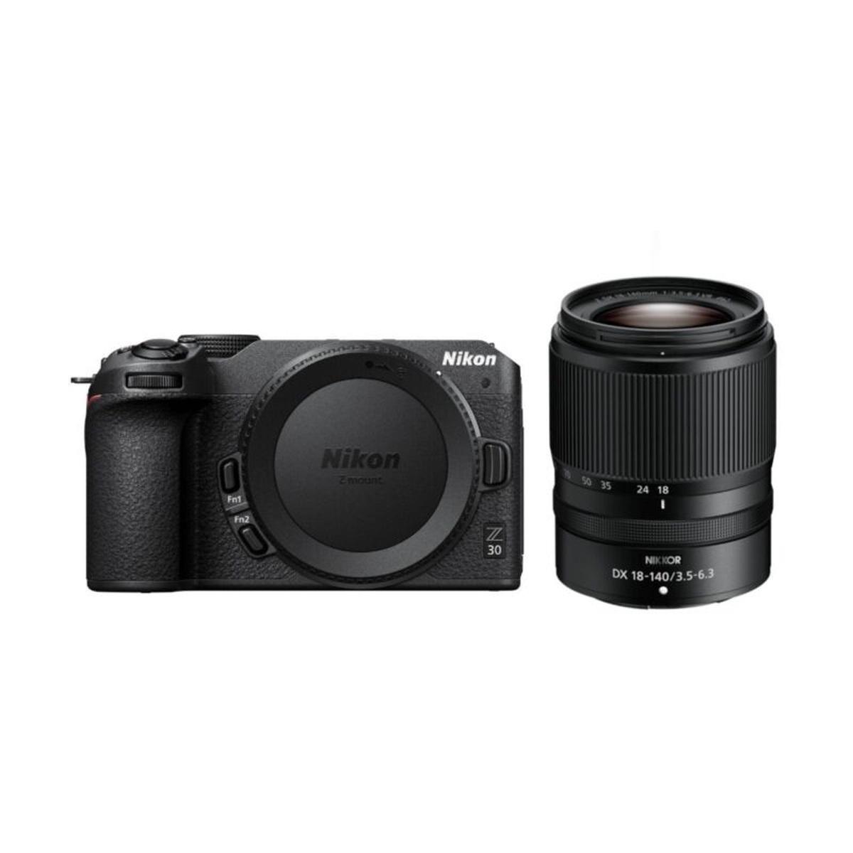 Nikon Z30 + Z DX 18-140 VR + SD 64GB - Fotocamera Mirrorless Full frame - Garanzia ufficiale NITAL 4 anni